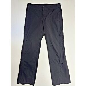 Athleta Dipper Pants Size 8 Tall Low Rise Black Cargo Stretch Flare Y2K Gorpcore